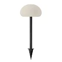 Batterij-piek licht SPONGE dimbaar IP65, zwart, wit mat dimbaar