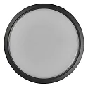 Wandarmatuur voor buitenshuis AVA SMART LIGHT rond, programmeerbaar IP54, zwart mat dimbaar