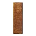 Wandarmatuur voor buitenshuis FOLD 10 up down, hoekig, instelbaar, schakelbaar IP54, corten (staal) 