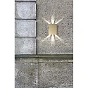 Nordlux Wandarmatuur voor buitenshuis FOLD 15 LED, glanzend, helder, messing 