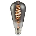 Filamentlamp SPIRAL DECO EDISON E27 5W 140lm 1800K CRI 80 dimbaar, rookkleuren dimbaar