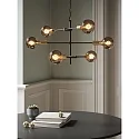 Nordlux LED Filament light bulb DECO SPIRAL Globe, E27, 5W, 1800K, 140lm, glass smoky, dimmable