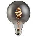 Lichtbron filament globe SPIRAL DECO E27 5W 140lm 1800K CRI 80 dimbaar, rookkleuren dimbaar