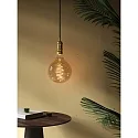 Nordlux Lichtbron filament globe SPIRAL DECO E27 8,5W 600lm 2000K CRI 80 dimbaar, goud dimbaar