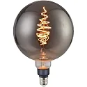 Lichtbron filament globe SPIRAL DECO E27 8,5W 200lm 1800K CRI 80 dimbaar, rookkleuren dimbaar