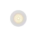 Nordlux downlight STARKE round IP20, glossy, white dimmable
