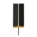 Nordlux wall luminaire CURTIZ IP20, black matt dimmable