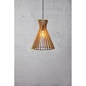 Nordlux Pendant luminaire GROA 35, E27, wood