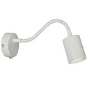 Wandarmatuur EXPLORE FLEX ARM met schakelaar, met stekker GU10 IP20, verkeerswit 
