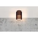Nordlux outdoor ceiling luminaire ALUDRA E27 IP54, seaside metallic brown dimmable