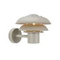 outdoor wall luminaire KURNOS 20 E14 IP54, sand coloured 