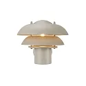 Nordlux outdoor wall luminaire KURNOS 20 E14 IP54, sand coloured 