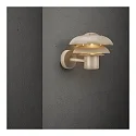 Nordlux outdoor wall luminaire KURNOS 20 E14 IP54, sand coloured 