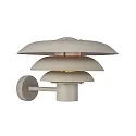 outdoor wall luminaire KURNOS 35 E27 IP54, sand coloured 