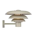 Nordlux outdoor wall luminaire KURNOS 35 E27 IP54, sand coloured 