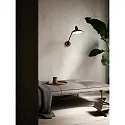 Wandarmatuur DARCI draaibaar, roteerbaar E14 IP20, glanzend, zwart 