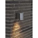 Nordlux Wandarmatuur voor buitenshuis TIN MAXI down GU10 IP54, aluminium dimbaar