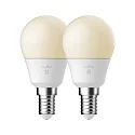 WIFI LED Smart gloeilamp SMART set van 2 C45 E14 4,5W 470lm 2200-6500K 200° CRI 80 dimbaar