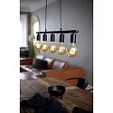 Nordlux Plafondarmatuur PACO E27 IP20, zwart 