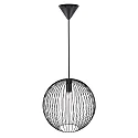 Nordlux pendant luminaire BERONI 35 round E27 IP20, black dimmable