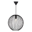 Nordlux Pendelarmatuur BERONI 45 rond E27 IP20, zwart dimbaar