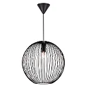 Nordlux Pendelarmatuur BERONI 45 rond E27 IP20, zwart dimbaar