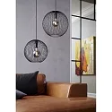 Nordlux Pendelarmatuur BERONI 45 rond E27 IP20, zwart dimbaar