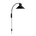 Nordlux Wandarmatuur DIAL E27 IP20, zwart 