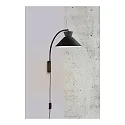Nordlux Wandarmatuur DIAL E27 IP20, zwart 