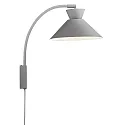 Nordlux Wandarmatuur DIAL E27 IP20, grijs 