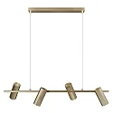 Nordlux Pendelarmatuur ALANIS 4-vlams GU10 IP20, mat, messing 