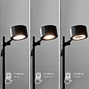 Nordlux pendant luminaire CLYDE IP20, black matt dimmable