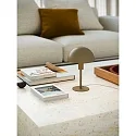 Nordlux Tafelarmatuur ELLEN MINI halfrond, met Schakelaar, met Lamphouder E14 IP20, lichtbruin, mat 