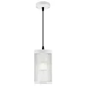 Nordlux Pendelarmatuur voor buiten COUPAR met diffuser E27 IP33, wit mat dimbaar