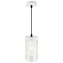 Nordlux Pendelarmatuur voor buiten COUPAR met diffuser E27 IP33, wit mat dimbaar