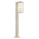 Staande armatuur voor buiten COUPAR met diffuser E27 IP54, mat, zand dimbaar