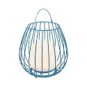 Acculamp JIM TO-GO met Schakelaar, met USB-Aansluiting IP54, blauw dimbaar