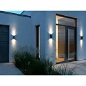 Nordlux outdoor wall luminaire NICO SQUARE 22 up / down, square GU10 IP54, black dimmable