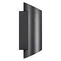Nordlux Wandarmatuur voor buitenshuis NICO ROUND 22 up down, cilindrisch GU10 IP54, zwart dimbaar