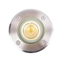 Nordlux floor recessed luminaire ANDOR ROUND GU10 IP67, stainless steel 