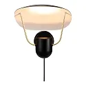 design for the people by Nordlux Wandarmatuur FABIOLA GU10 IP20, zwart 