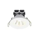 Nordlux downlight FREMONT set of 3 IP65, white dimmable