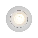 Nordlux Downlight ALIKI IP44, wit mat dimbaar
