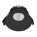 Nordlux Downlight ALBRIC IP20/44, zwart mat dimbaar