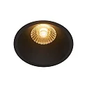 Nordlux Downlight ALBRIC IP20/44, zwart mat dimbaar