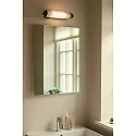 Nordlux wall luminaire NIMAL E14 IP44, black dimmable