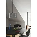 Nordlux pendant luminaire CARDINE 35 E27 IP20, black, white matt dimmable