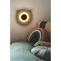 Nordlux Wandarmatuur BRUNA BEAR E14 IP20, bruin, mat, zwart, wit 