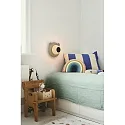 Nordlux Wandarmatuur BRUNA BEAR E14 IP20, bruin, mat, zwart, wit 