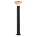 Nordlux Lichtpaal NOORSTAD E27 IP44, zwart mat, wit 